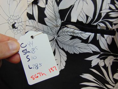 s67h137	1960's	Black border polyester vintage Hawaiian shirt Chest size 44 inches 	$20 - Image 3