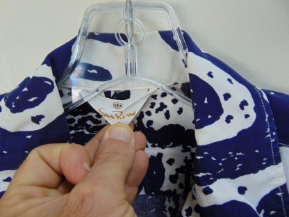 s67h50	1960's	Tapa cotton vintage Hawaiian shirt Chest size 46 inches 	$30 - Image 2