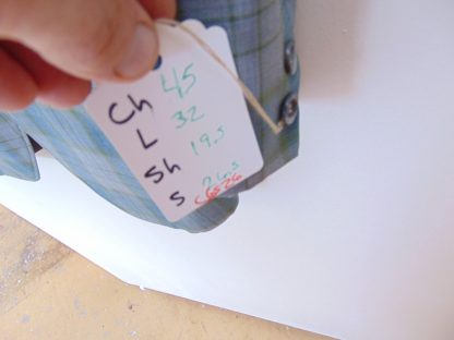 s6c26	1960's	Green Plaid light weight Vintage Sports Coat Chest 45 in.	$50 - Image 4