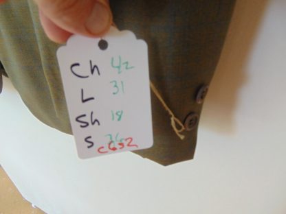 s6c2	1960's	Vintage Copper green Sharkskin mid weight Jacket Chest 42 in.	$70 - Image 5
