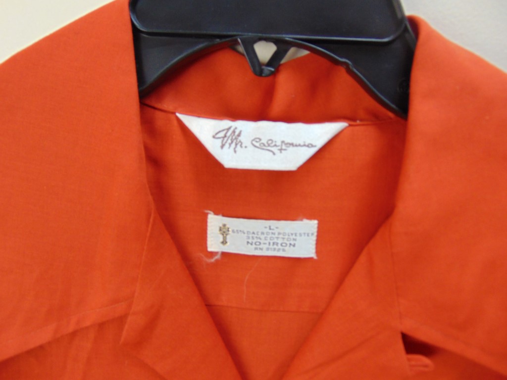 s6s44 1960's Chest embroidery 2 pocket perma press Chest size 48 inches vintage shirt $30 - Image 2