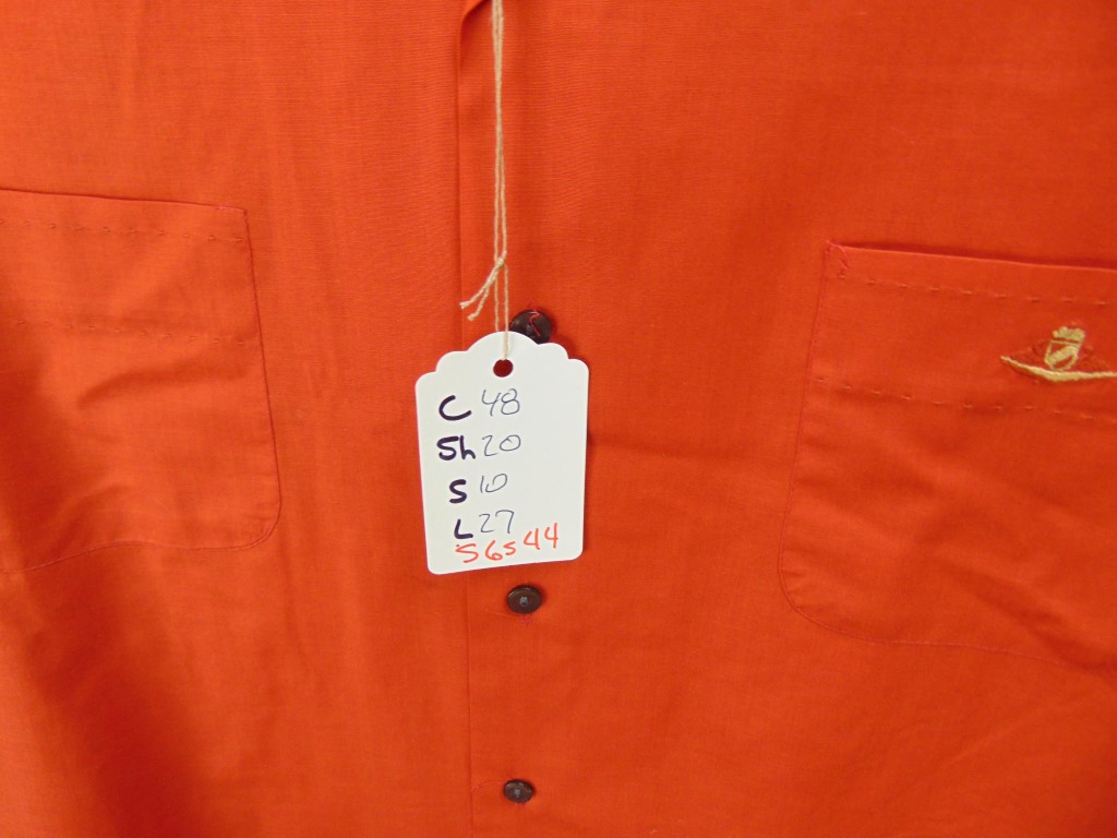 s6s44 1960's Chest embroidery 2 pocket perma press Chest size 48 inches vintage shirt $30 - Image 4