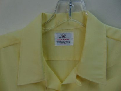 s6s59	1960's	Yellow 2 pocket perma press Chest size 48  inches vintage shirt	$30 - Image 3