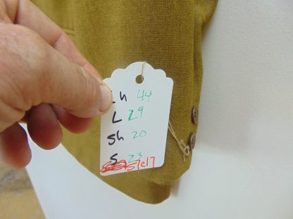 s7c17	1960-70's	 Vintage Gold light weight  Jazz Jacket Chest 44 in.	$50 - Image 3