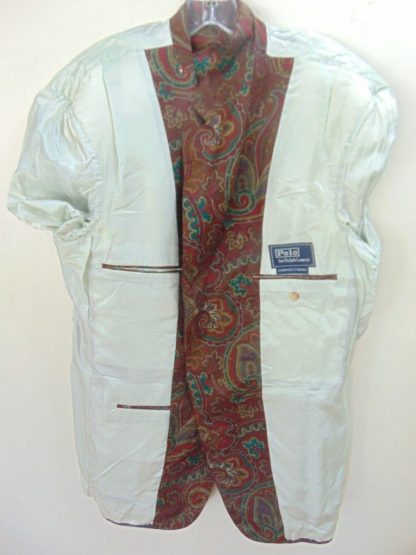 s7c20	modern	Polo Paisley light weight Jacket Chest 44 in.	$70 - Image 2