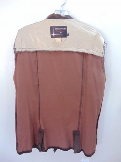 s7c30	1970's	Vintage Brown Velvet mid weight Jacket Chest 43 in.	$50 - Image 2