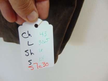 s7c30	1970's	Vintage Brown Velvet mid weight Jacket Chest 43 in.	$50 - Image 4