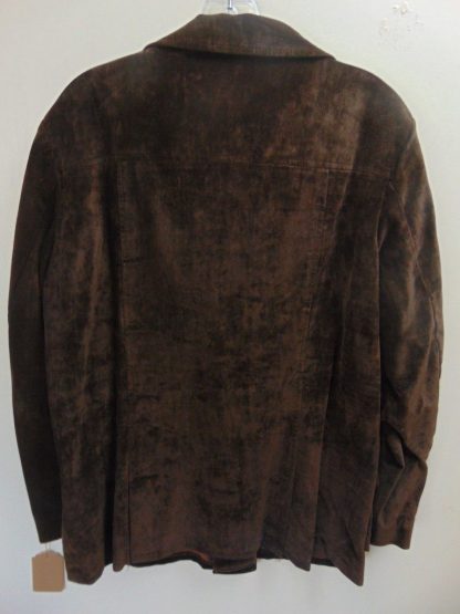 s7c30	1970's	Vintage Brown Velvet mid weight Jacket Chest 43 in.	$50 - Image 3