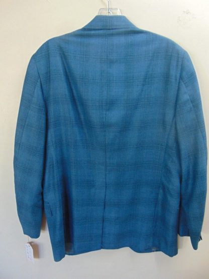 s7c3	1960-70's	 Vintage Blue Black slight Sharkskin mid weight Jacket Chest 42 in.	$50 - Image 3