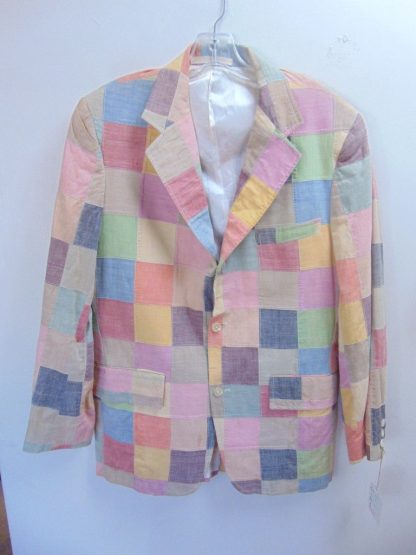 s7c6	1970's	Fun Summer Golf light weight Vintage Sports Coat Chest 42 in.	$50