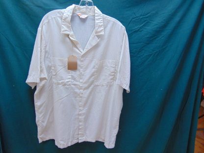 s7s2	1970's	White two pocket perma press Chest size 50  inches vintage shirt	$20