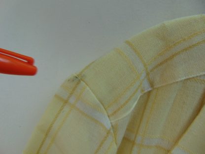 s7s34	1970's	40's Repro flap pocket, top loop long collar Cotton? blend Chest size 46  inches vintage shirt	$30 - Image 3