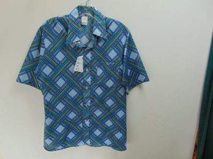 s7s74	1970's	Like Woven threads polyester  Chest size 42  inches vintage shirt	$20
