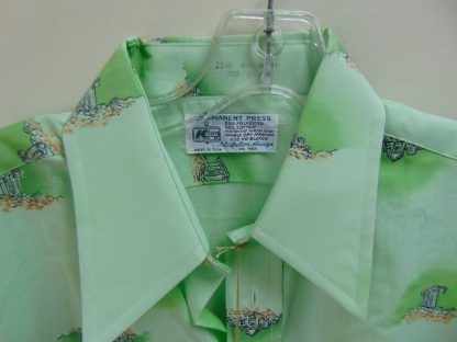 s7s79	1970's	Ancient Ruins perma press Chest size 46  inches vintage shirt	$30 - Image 2