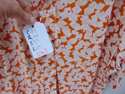 s7s7	1970's	Love letters  nylon  Chest size 47  inches vintage shirt	$60 - Image 3