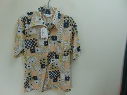 s7s80	1970's	Fun polyester  Chest size 42  inches vintage shirt	$30