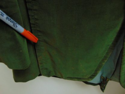 s7t31	1970's	Vintage Green CRUSHED VELVET Single Breasted medium weight suit Chest size 45 inches	$250 - Image 3