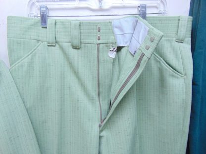 s7t32	1970's	Vintage Funky Lime Green Polyester Single Breasted medium weight suit Chest size 46 inches	$80 - Image 4
