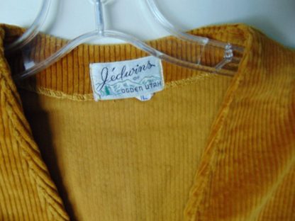 sSMw13	1960's	Vintage Jedwins L Wide Corduroy Vest Chest size 38 inches	$40 - Image 4