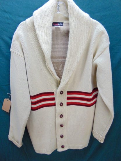 sXw16	Vintage Acrylic (L) Cardigan Big Lebowski Sweater Chest size 46 inches	$120 - Image 2