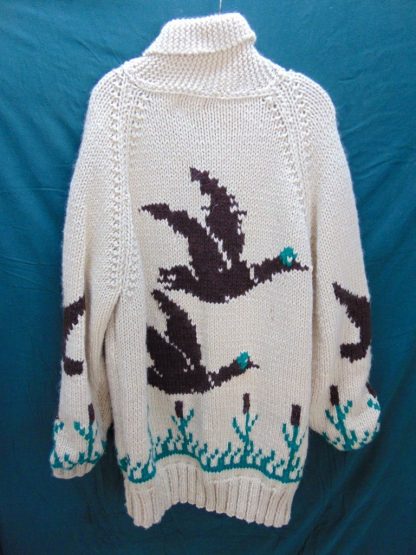 sXw17	1950-60's	 Vintage Duck Wool CowichanSweater Chest size 50inches	$80 - Image 2