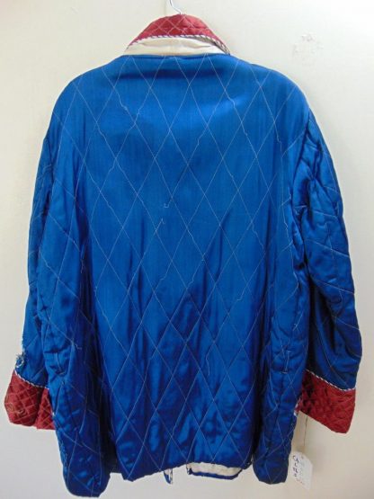 sc24	1950-60's 	Vintage Quilted Asian Dragon embroidery mid weight Smoking/Dinner Jacket Chest 48 in.	$90 - Image 5