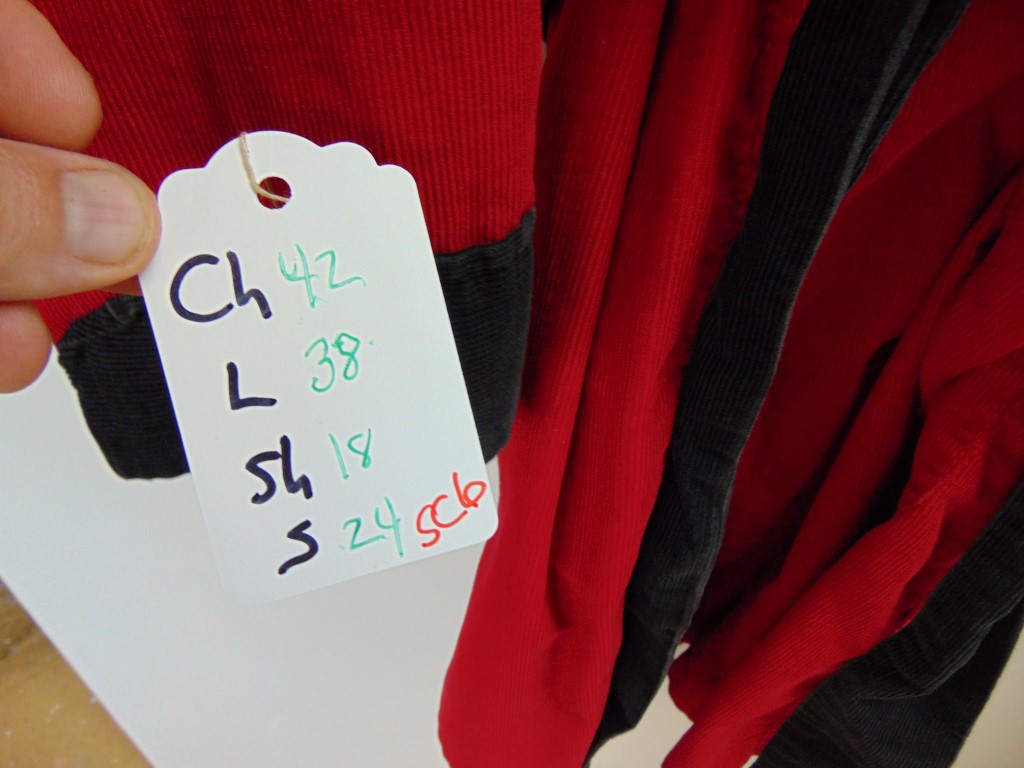 sc6 1950-60's Red Corduroy mid weight Smoking/Dinner Vintage Jacket Chest 42 in. $60 - Image 4