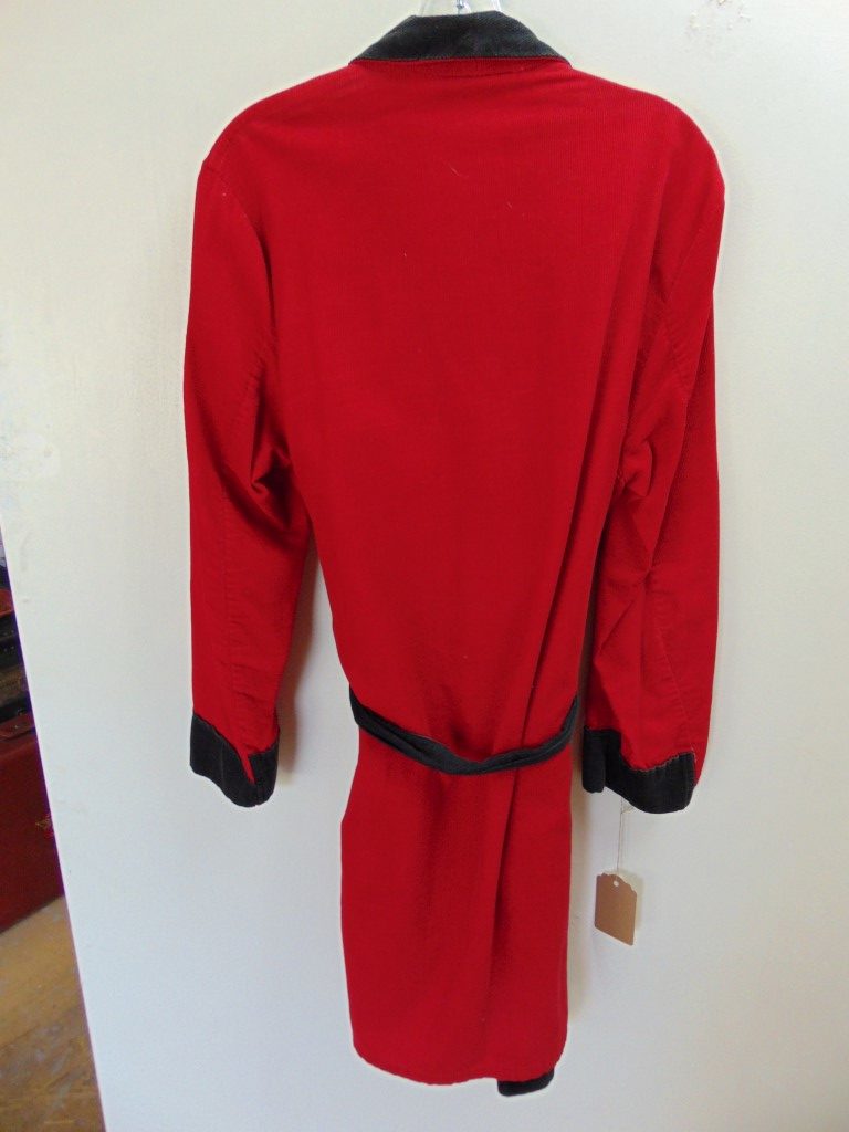 sc6 1950-60's Red Corduroy mid weight Smoking/Dinner Vintage Jacket Chest 42 in. $60 - Image 3