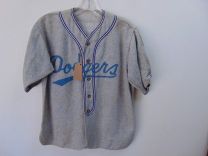 ssb104	1920-40's	 Dodger's Baseball Vintage Jersey Wool  Chest size 42 inches	$90