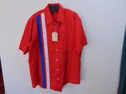 ssb110	1970's	Vintage Uniform Shirt perma press  Chest size 47 inches	$30