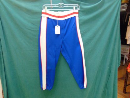 ssb120	1970's	Vintage Polyester Red white and Blue Baseball Pants	$30