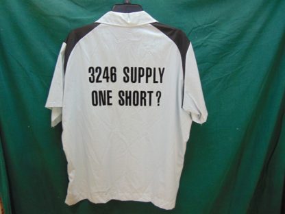 ssb32	1970's	Two tone Vintage Bowling Shirt  perma press Chest size 52 inches	$30