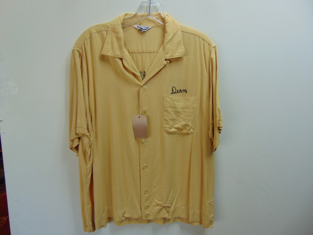 ssb3 1950-60's Vintage Columbia Studios Bowling Shirt RAYON gabardine Chest size 50 inches $80 - Image 2