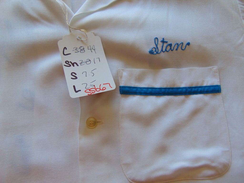 ssb67 1950's Sweet Two tone Vintage Bowling Shirt RAYON gabardine Chest size 44 inches $100 - Image 2