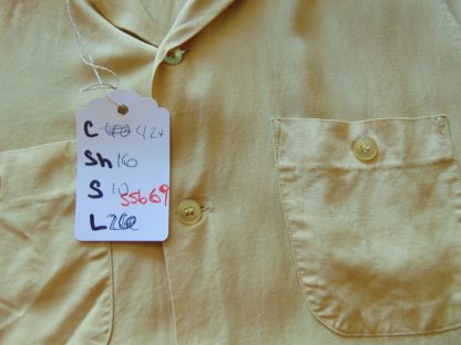 ssb69	1950-60's	 Detroit FORD factory Vintage Bowling Shirt RAYON gabardine  Chest size 42+ inches	$90 - Image 2