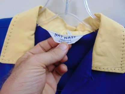 ssb77	1960's	Ballentine Beer Vintage Bowling Shirt RAYON gabardine  Chest size 44 inches	$80 - Image 4