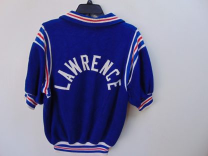 ssb99	1960's	Basketball Warm up Vintage Jersey heavy cotton  Chest size 47 inches (tag 42)	$50