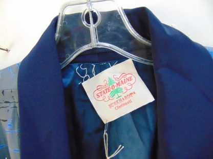 r54	1940-50's	Rayon print vintage  Robe	$180 - Image 2
