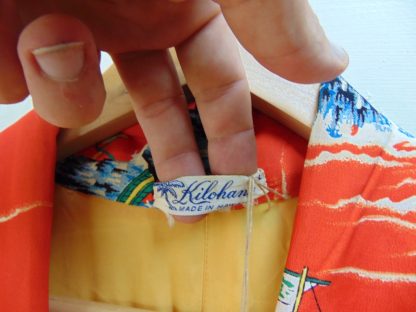 r57	1950's	Kilohana Hawaiian Rayon Print Vintage  Robe			$250 - Image 7