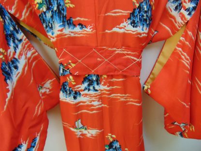 r57	1950's	Kilohana Hawaiian Rayon Print Vintage  Robe			$250 - Image 6