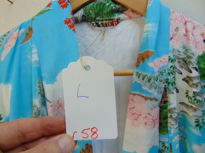 r58	1940-50's 	Great Pagoda (I have the Hawaiian Shirt) Rayon Print Vintage  Robe $250 - Image 6