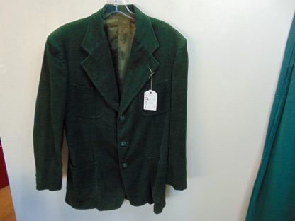 x30	1930-40's	 Vintage Green Corduroy Four Pocket Jacket	$150