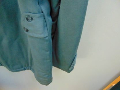x33	1940-50's 	Vintage Green Rayon Gabardine Insulated Jacket	$150 - Image 6