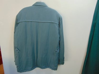 x33	1940-50's 	Vintage Green Rayon Gabardine Insulated Jacket	$150 - Image 3