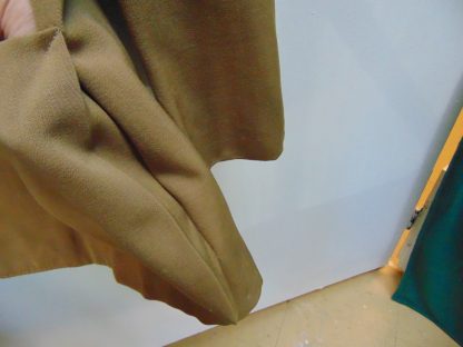 x50	1940's	Vintage Top Stitching Gathered Back Gabardine Jacket 	$320 - Image 8