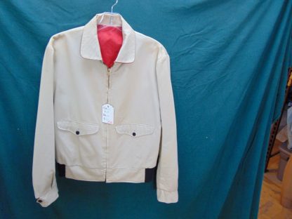 x62	1940-50's	 Vintage Reversible rain material and Gabardine Jacket	$150