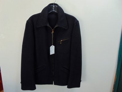 x73	1930-40's	 Vintage Black Wool  back gathered with cinches Jacket	 $800 - Image 6