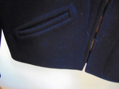 x73	1930-40's	 Vintage Black Wool  back gathered with cinches Jacket	 $800 - Image 4