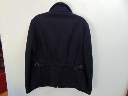 x73	1930-40's	 Vintage Black Wool  back gathered with cinches Jacket	 $800