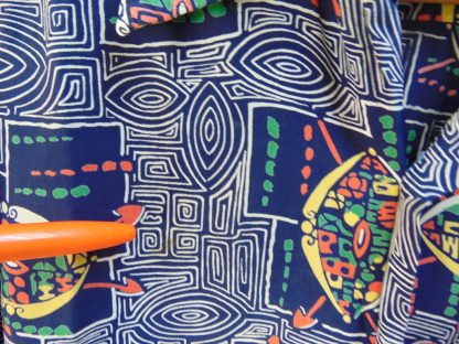 xx33	 1940-50's	Vintage Rayon Tribal  Shirt	$180 - Image 4